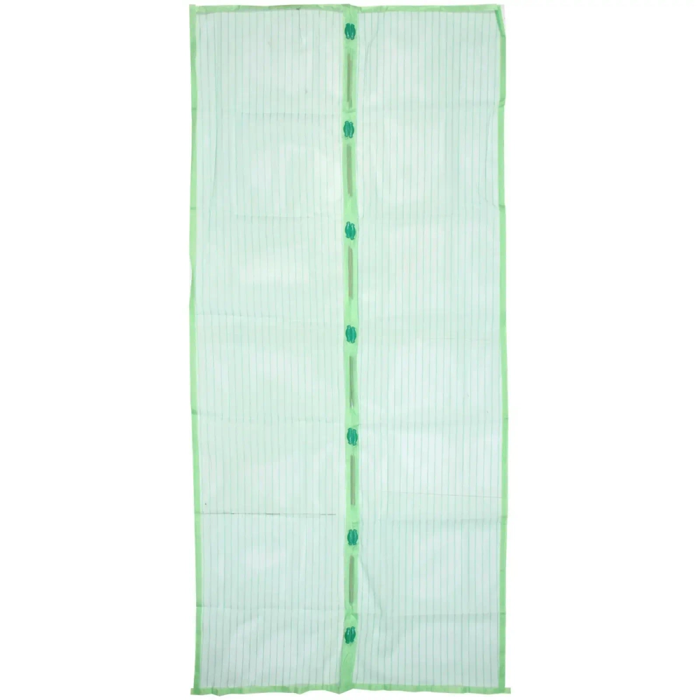 Антимоскитная сетка дверная на магнитах 100*210см «Элис» зелёная ДоброСад