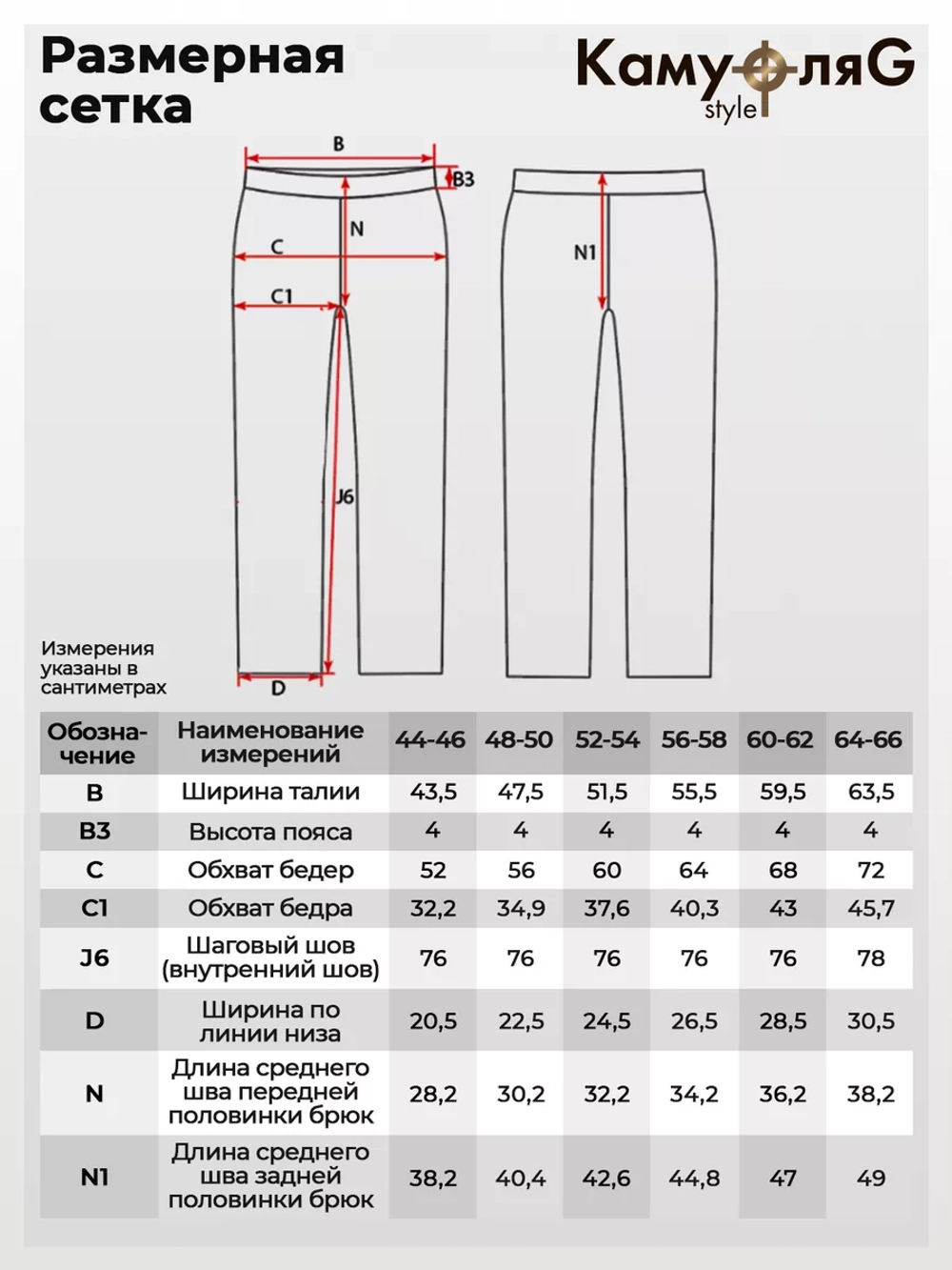 Брюки карго прямые с карманам