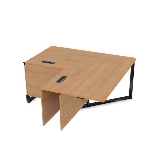 16СУС.184 Стол угловой бенч, средний модуль (1400/800*1400/800*750)