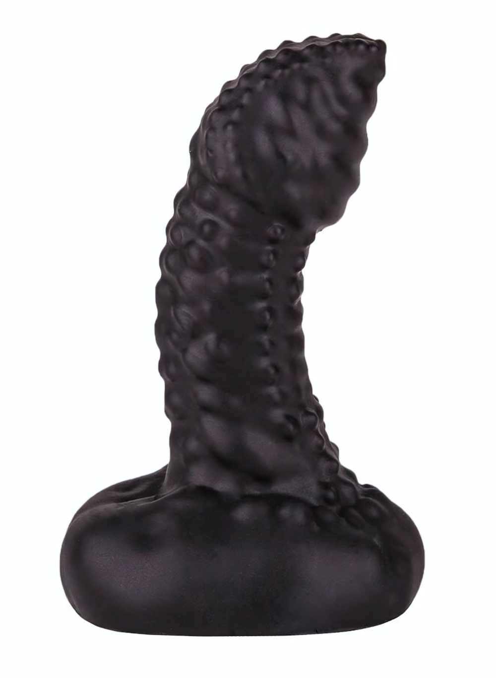 Чёрный плаг-массажёр для простаты - 7,2 см. (Цвет: черный)