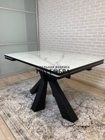 Кухонный раздвижной стол "Спайдер", итальянский мрамор