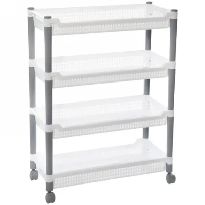 Этажерка 4-х секционная универсальная узкая «Флер», 47.5*22.5*63