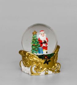 PM-28 Шар со снегом «Канун Рождества» d=65мм