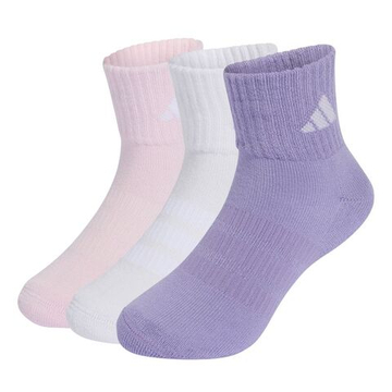 Теннисные носки Adidas Kids Cushioned Ankle 3P - magic lilac/white/clear pink