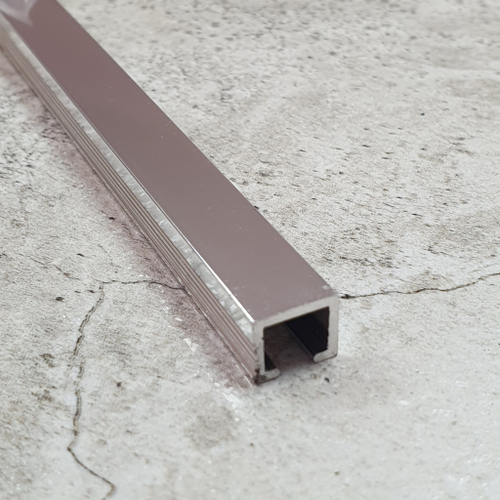 Фриз 10*7мм "DO-3" 3м Серебро глянец П-обр. анод. алюм.