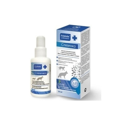 Гигиенический лосьон Слезинка с маточным молочком для очищения глаз собак и кошек