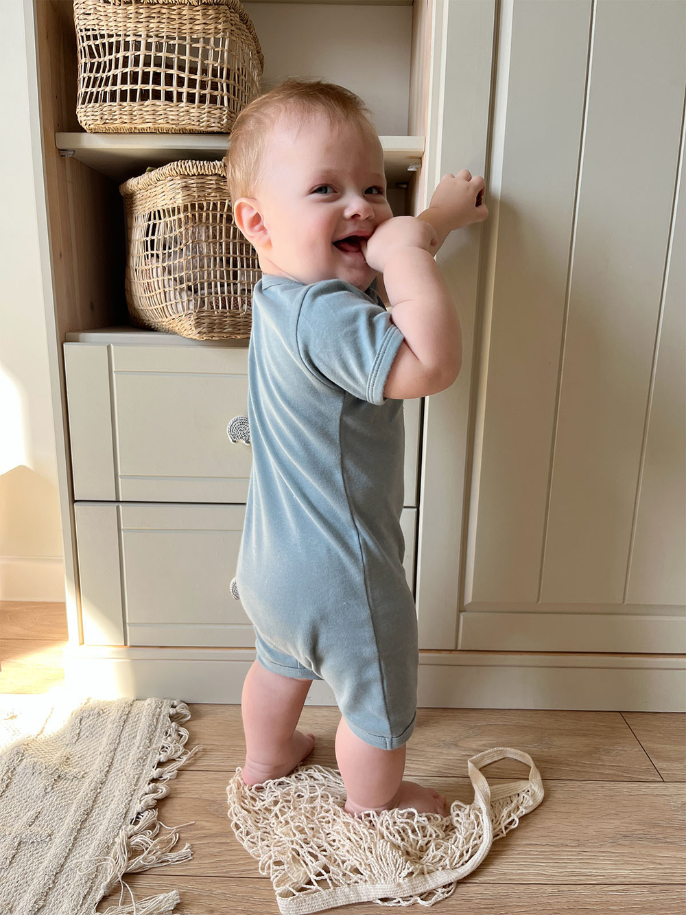 Песочник Mjölk Sleep and Play Baby Blue