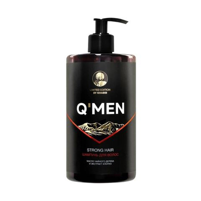 Q'Men шампунь Strong hair 640мл
