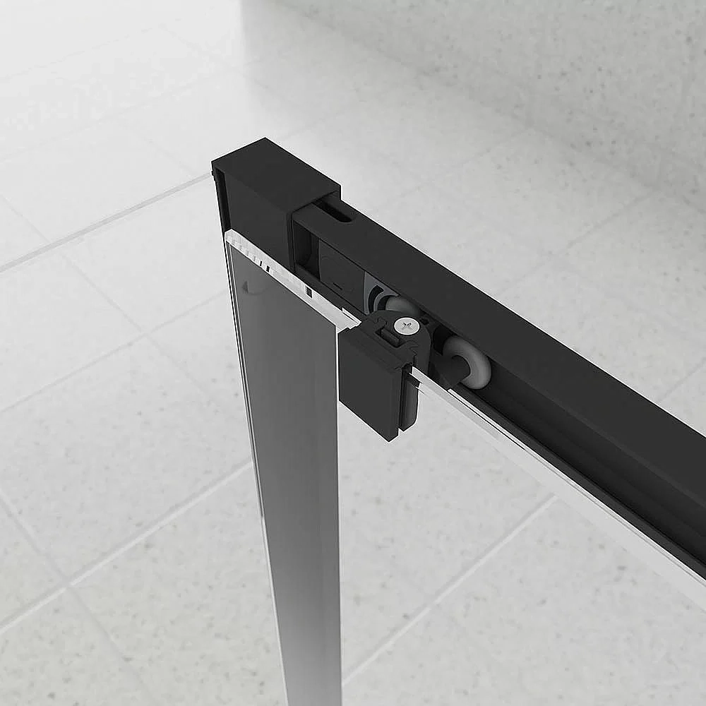 Душевой уголок Veconi Evo 100SP B 150x100 стекло прозрачное/профиль черный матовый