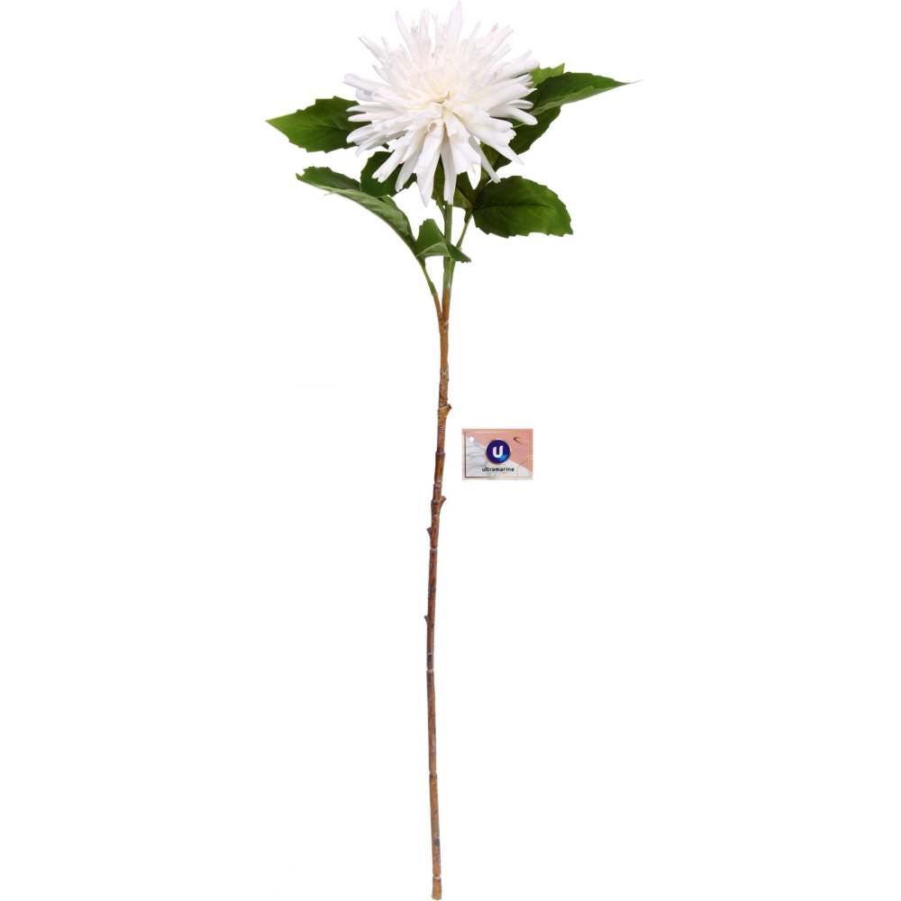 Цветок искусственный «Natur» 74см Хризантема белая