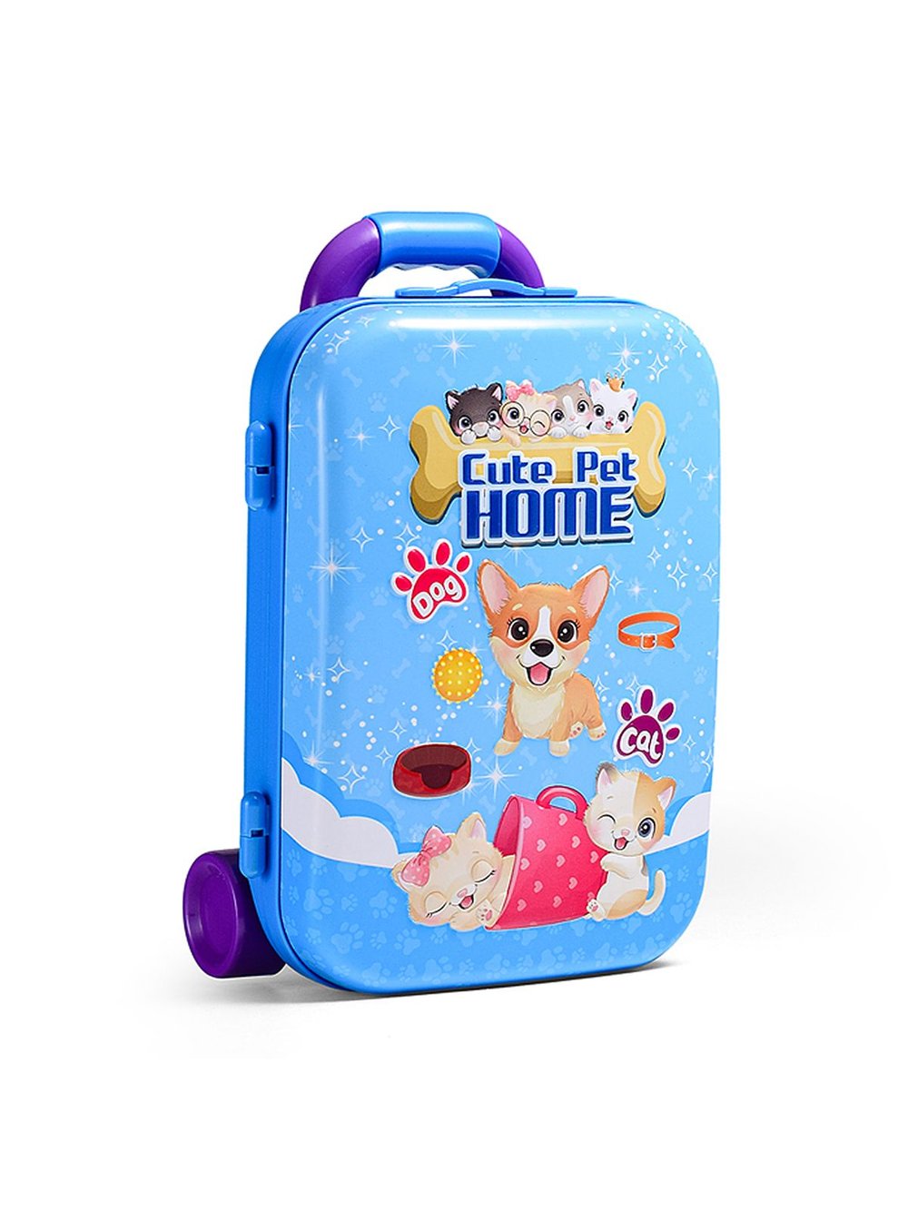 Игровой набор Питомцы собачки (977-14-1)	цвет голубой