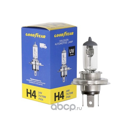 Автолампа 24V H7 70W PX26d Goodyear
