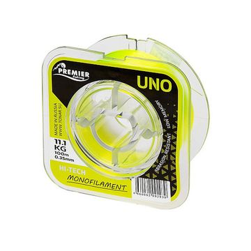 Леска UNO 0,35mm/100m F.Yellow Nylon PREMIER fishing (PR-U-Y-035-100)