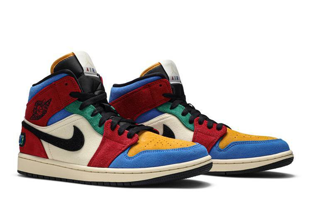 Кроссовки Blue The Great X Jordan Air Jordan 1 Mid Fearless