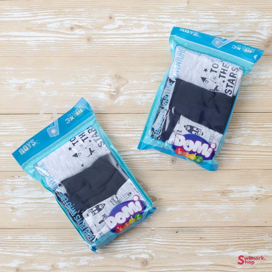 Боксеры DOMI BOYS 62000-38, 3 шт. в уп. COLOR MIX