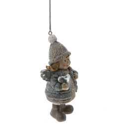 GAEM Фигурка декоративная подвесная "Ангел", L5 W4 H9 см, 2в.