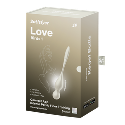 Вагинальные шарики Satisfyer Love Birds 1, белый