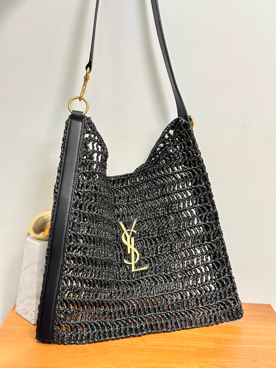 Saint Laurent Oxalis Bag In Raffia
