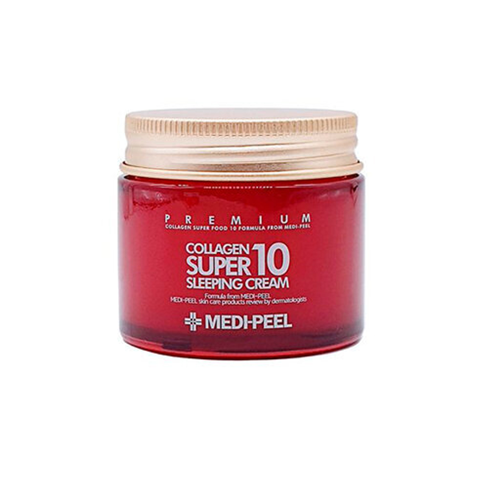 Омолаживающий ночной крем для лица с коллагеном Medi Peel Collagen Super10 Sleeping Cream70 мл.
