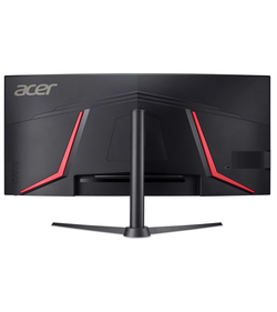 Монитор 34'' ACER Nitro XZ342CUV3bmiiphx,ZeroFrame,Curved 1500R Black,21:9,VA,3440x1440,1ms,400cd,180Hz,2xHDMI(2.0)+1xDP(1.4)+SPK+Audio out,Speakers 2Wx2,sync: FreeSync Premium,hdr: HDR 400,H.Adj.100