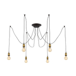 Citilux Эдисон CL451061 Люстра паук Венге Бронза