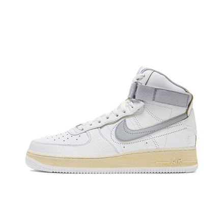 Кроссовки Nike Air Force 1 High Premium White Wolf Grey