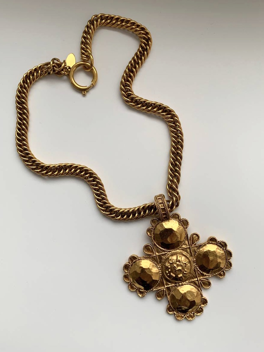 Кулон Крест Chanel