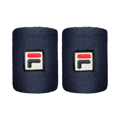 Fila Osten Wristband 2 Pack - Dark Blue, White