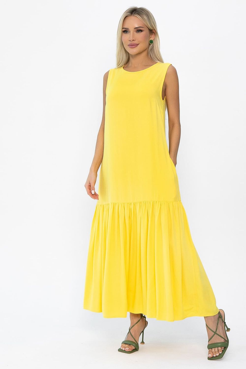 Платье Городской романс (желтое) П13898-21М LT Collection