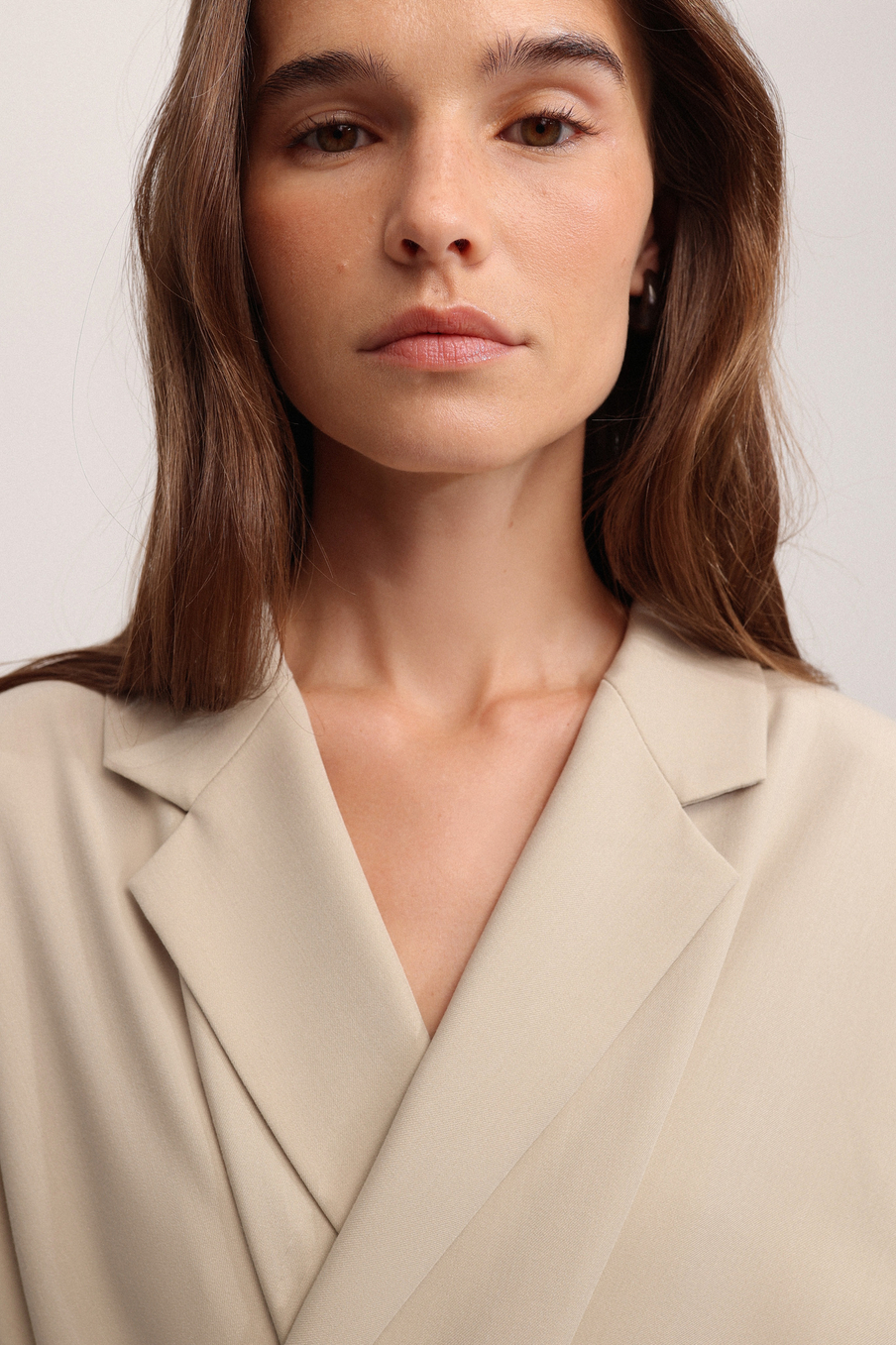 Платье миди со складками