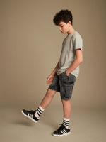 Шорты карго джинсовые для мальчика Next 516-415, Серый