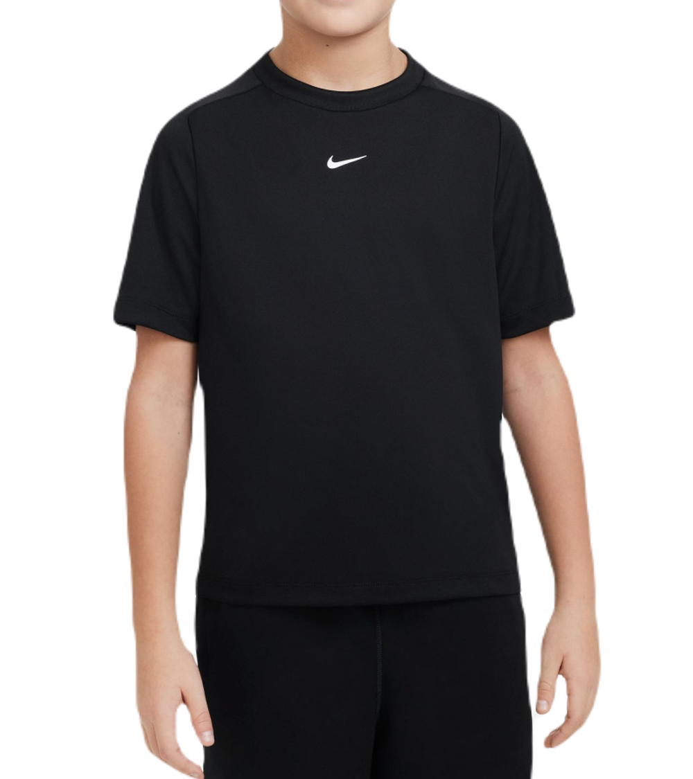 Футболка для мальчика теннисная Nike Dri-Fit Multi+ Training Top - черный