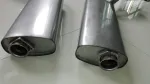 Выхлопная система с заслонками для Mercedes-Benz Benz G class W463 G55 G63 AMG Exhaust Muffler with tips G550