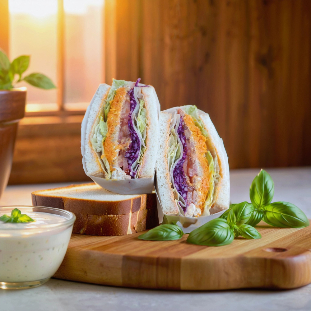 Сэндвич с тунцом по-корейски