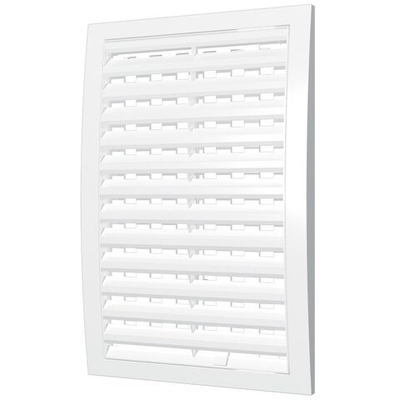 Решетка вентиляционная пластик, 150х150 мм, Эра, 1515РРП