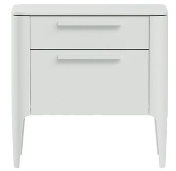 Тумба прикроватная Type 2 ящика ширина 50 см (белый)