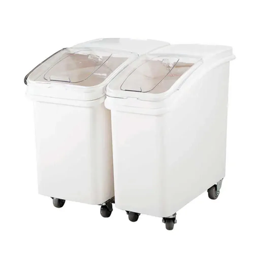 Контейнер для продуктов 81 л передвижной с откидной крышкой пластик P.L. Proff Cuisine