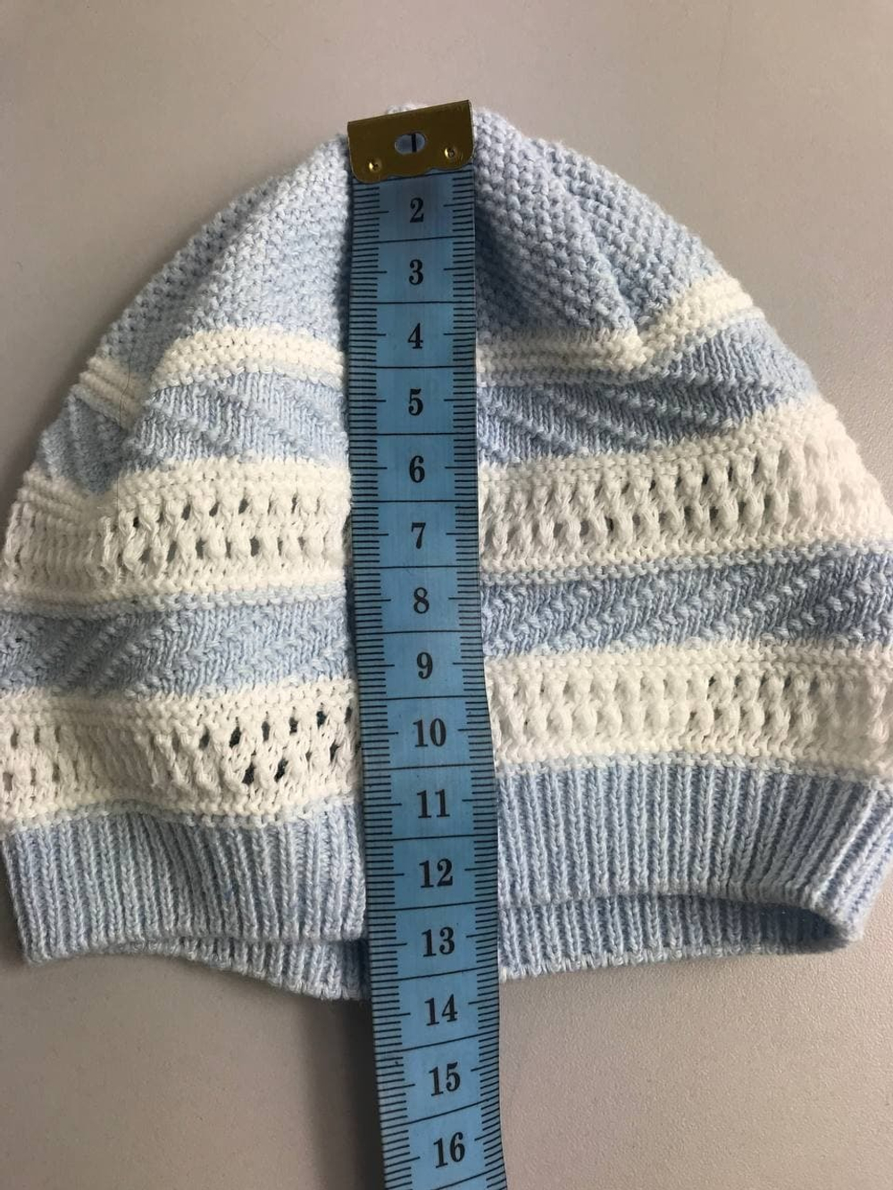 Шапка с принтом на 0-3 месяца