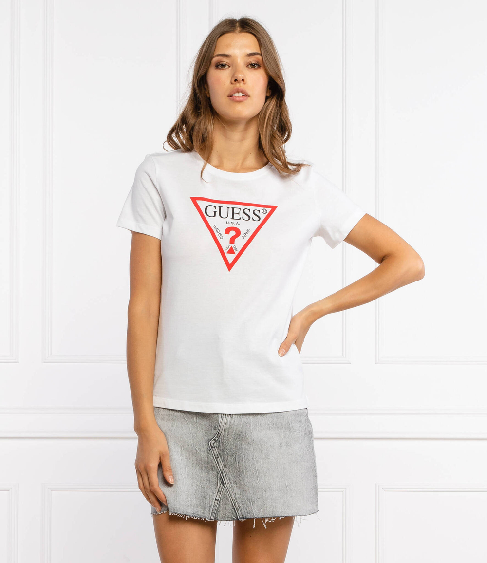 футболка original GUESS - белый(W1YI1B I3Z11)
