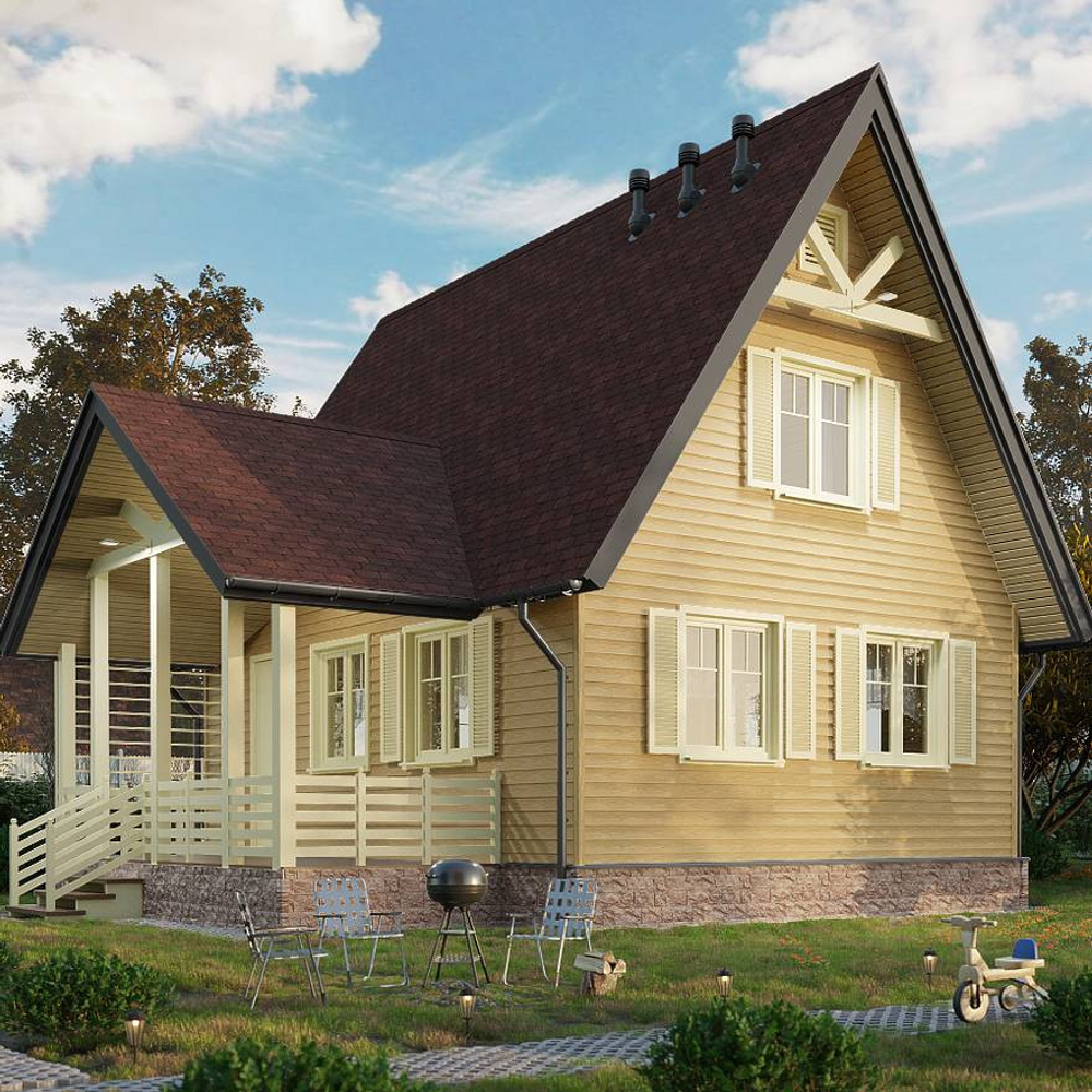 Сайдинг Docke Lux Ванкувер Ёлочка D5C PSWE-1175 Зрелый каштан 3600 мм