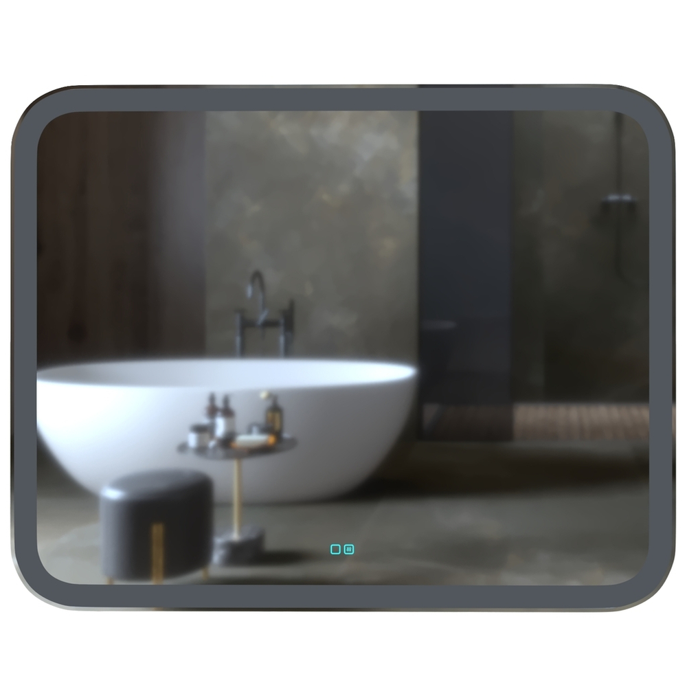 Зеркало MIXLINE "Стив-2" 1000*800 (ШВ) сенсорный выключатель, двойной подогрев