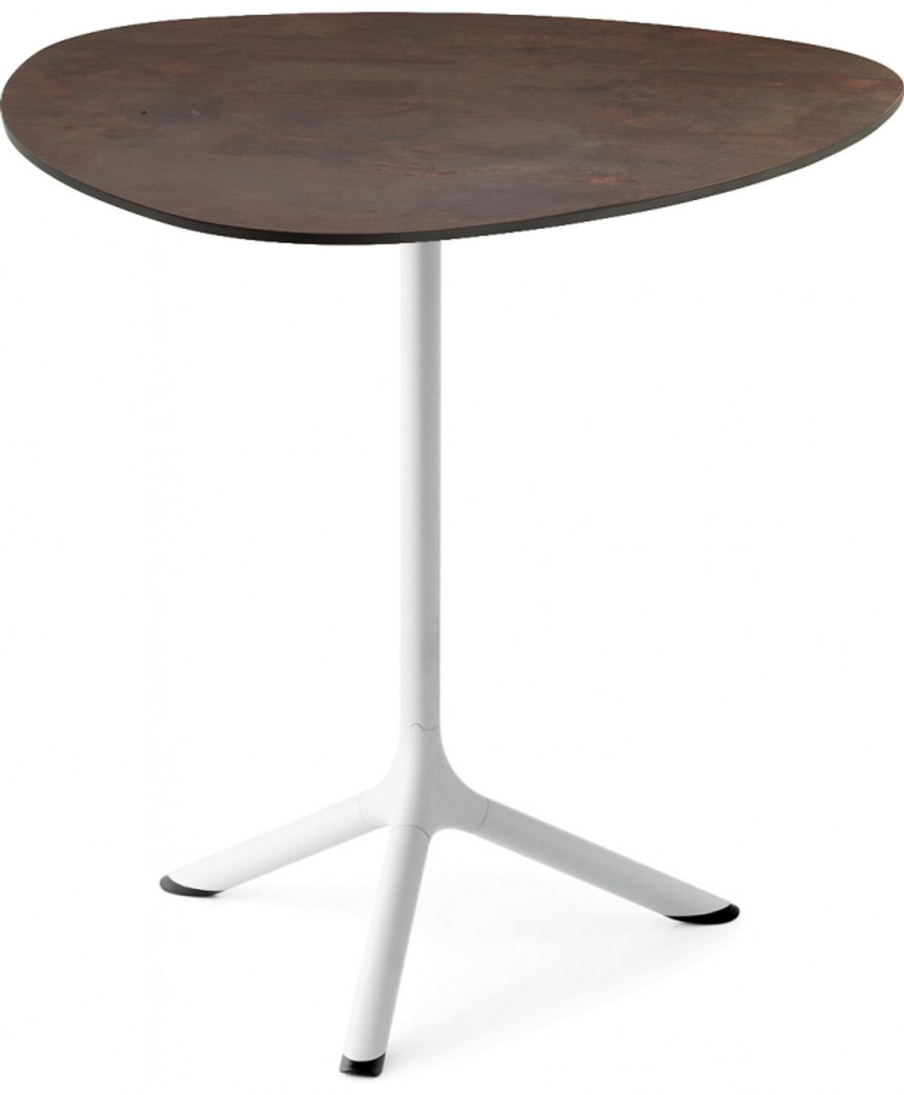 Стол ламинированный обеденный складной Scab Design Tripe Folding, белый, кортен