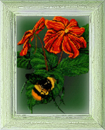 Размер: 19см/23см¶¶Техника вышивания: Вышивка бисером¶¶ Состав набора¶¶Основа с нанесенной схемой¶¶Ч