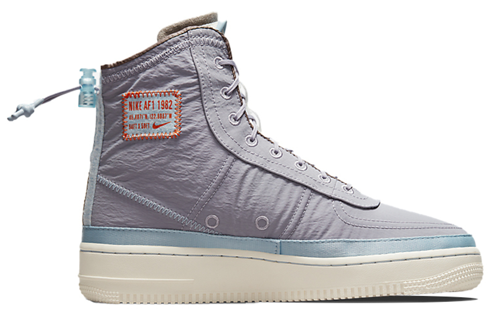 Кроссовки Nike Air Force 1 Shell Pu (Женская размерная сетка)
