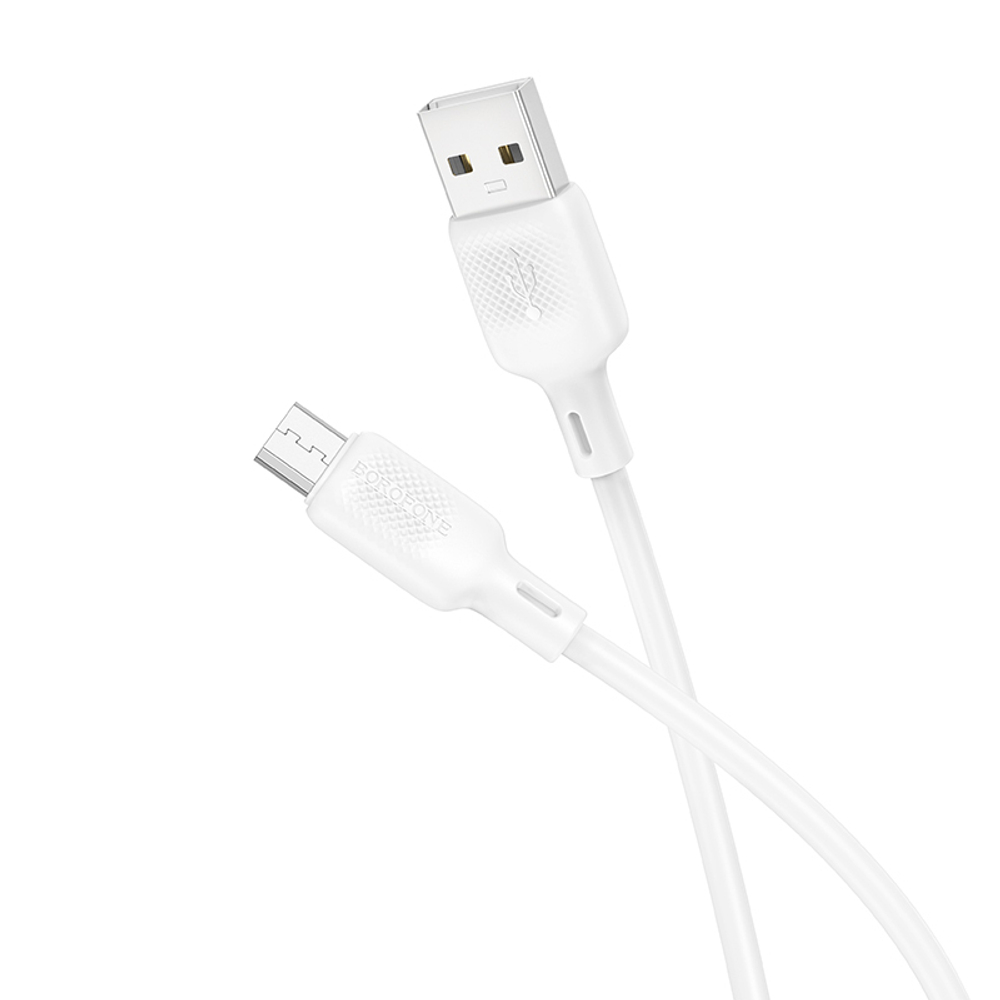 Кабель USB - Micro BOROFONE BX113 (белый) 1м