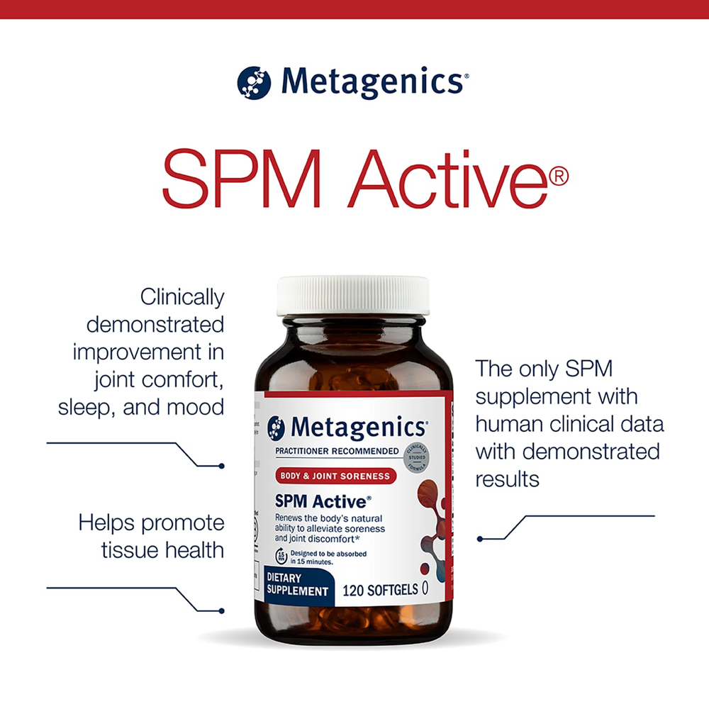 Metagenics, SPM Active®, от боли в теле и суставах, 120 капсул