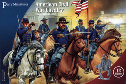 ACW02  American Civil War Cavalry (12 Plastic Figures)