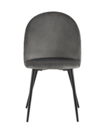 Стул Lilly велюр антрацитовый 4 шт.