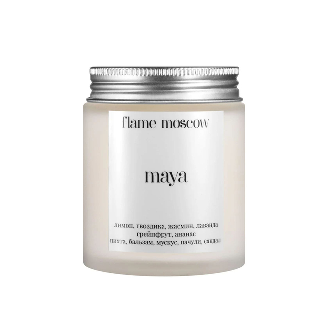 Ароматическая свеча FLAME MOSCOW matte candle Maya