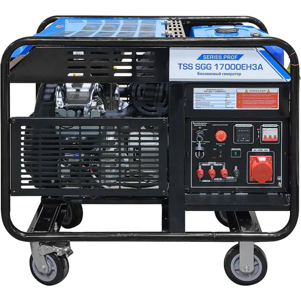 ТСС SGG 17000EH3A бензогенератор с блоком АВР ТСС АВР-С 18000/400 190075/190097